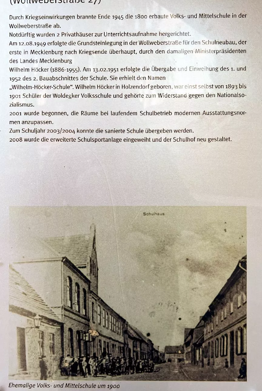 Stadt Woldegk,  Regionale Schule mit Grundschule  „Wilhelm Höcker“ Woldegk- PEM GmbH & Co. Elektro Rohs KG - 2