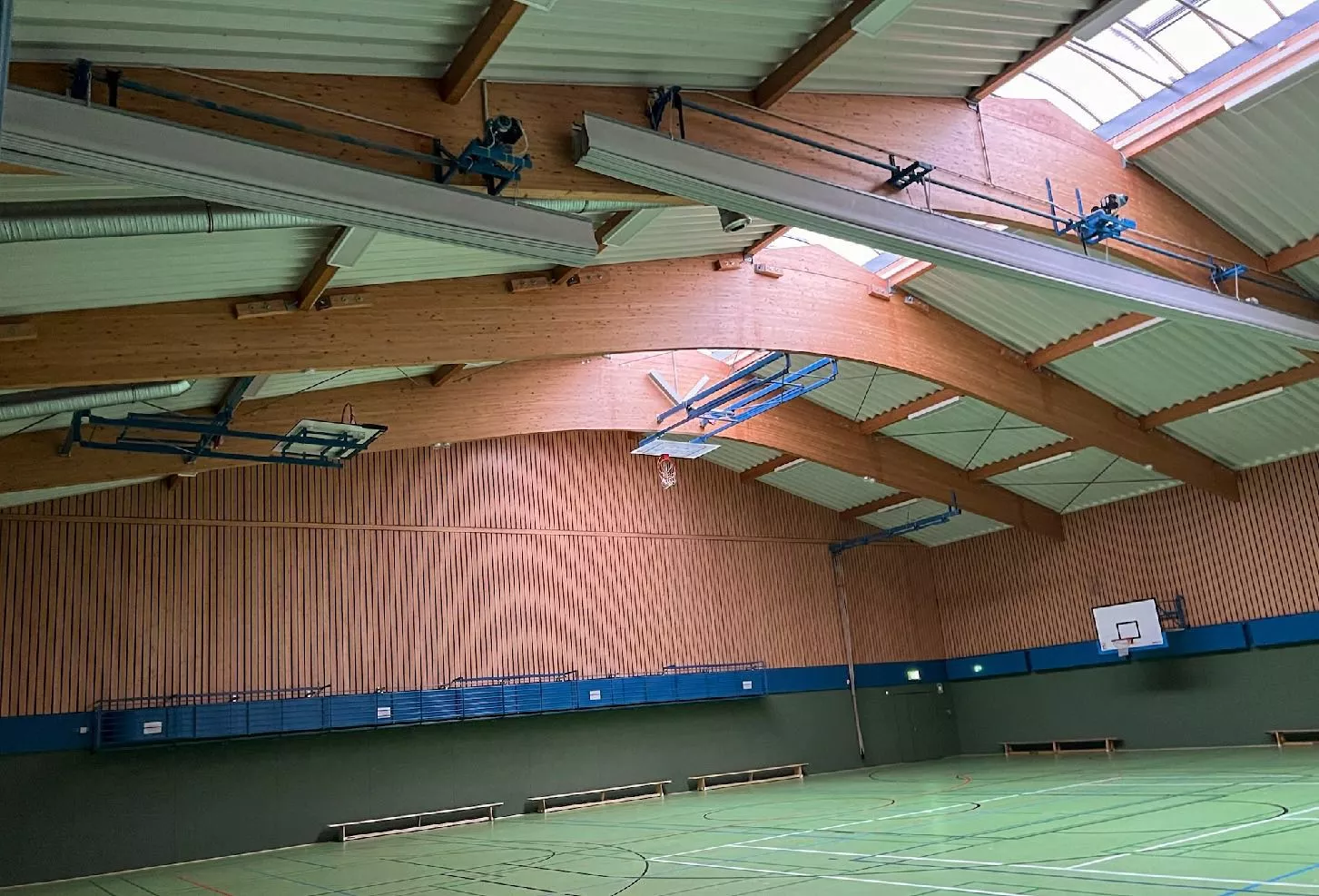 Amt Woldegk, Sanierung Schulsporthalle Woldegk,   Gotteskamp 29  - PEM GmbH & Co. Elektro Rohs KG